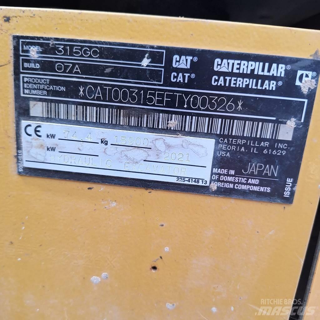 CAT 315 Koparki gąsienicowe