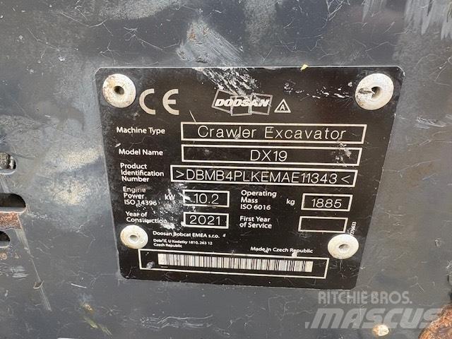 Doosan DX 19Z Minikoparki