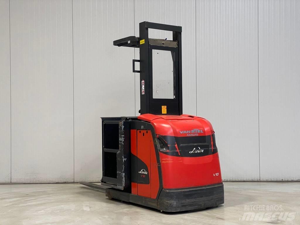 Linde V10 Wózki wózki kompletacyjne średnio wysoko unoszące
