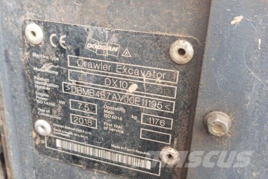 Develon DX 10 Z Minikoparki