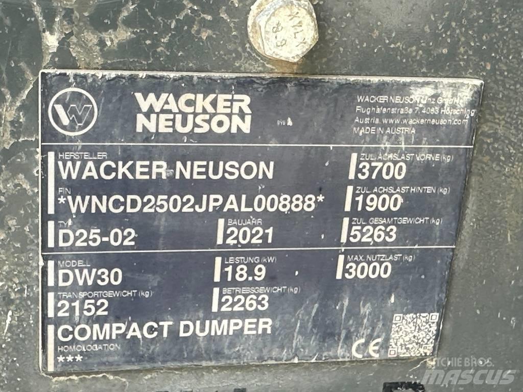 Wacker Neuson DW 30 Wozidła kolebkowe