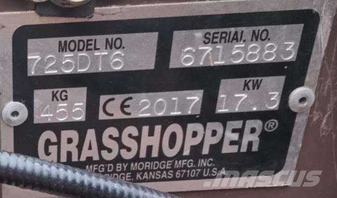 Grasshopper 725 DT 6 Kosiarki o zerowym promieniu skrętu