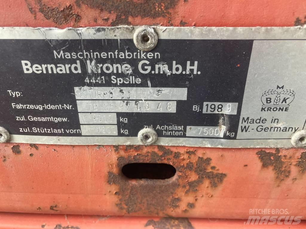 Krone Turbo 3500 Przyczepy samozaładowcze