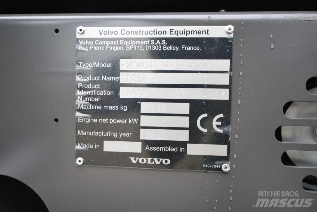 Volvo ECR 58 F Minikoparki