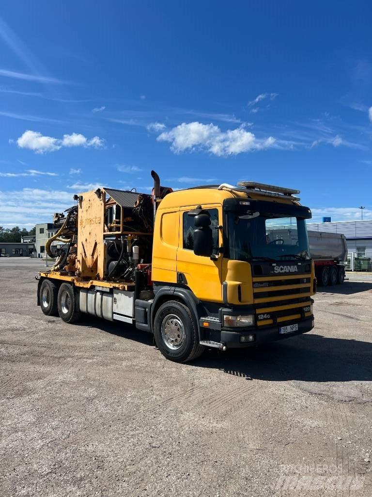Scania 124 G 420 Wiertnice do palowania