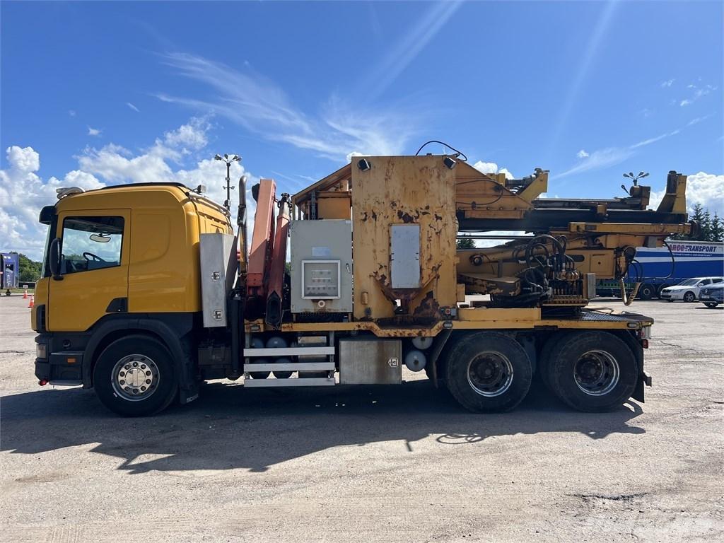 Scania 124 G 420 Wiertnice do palowania