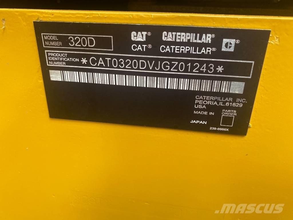 CAT 320 D Koparki gąsienicowe