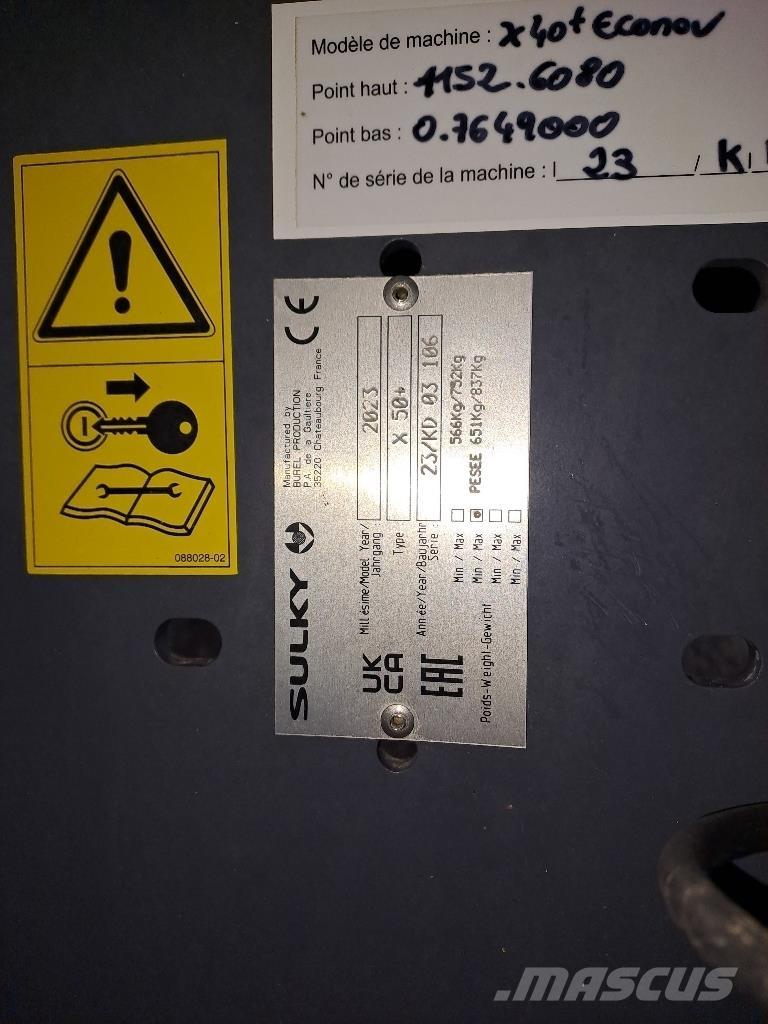 Sulky X50+ Opryskiwacze do nawozów sztucznych