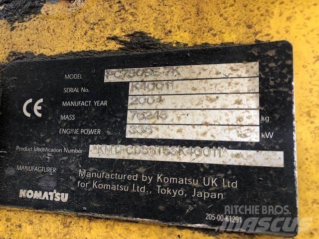Komatsu PC 750 SE-7K Koparki gąsienicowe