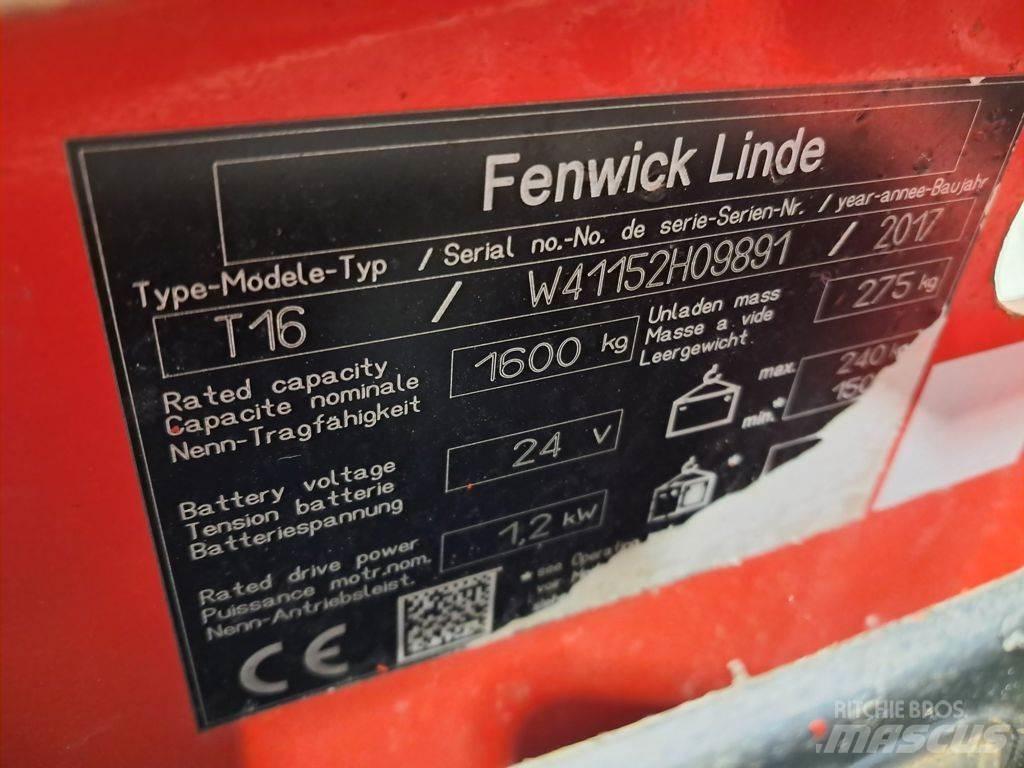 Linde T16 Wózki widłowe unoszące