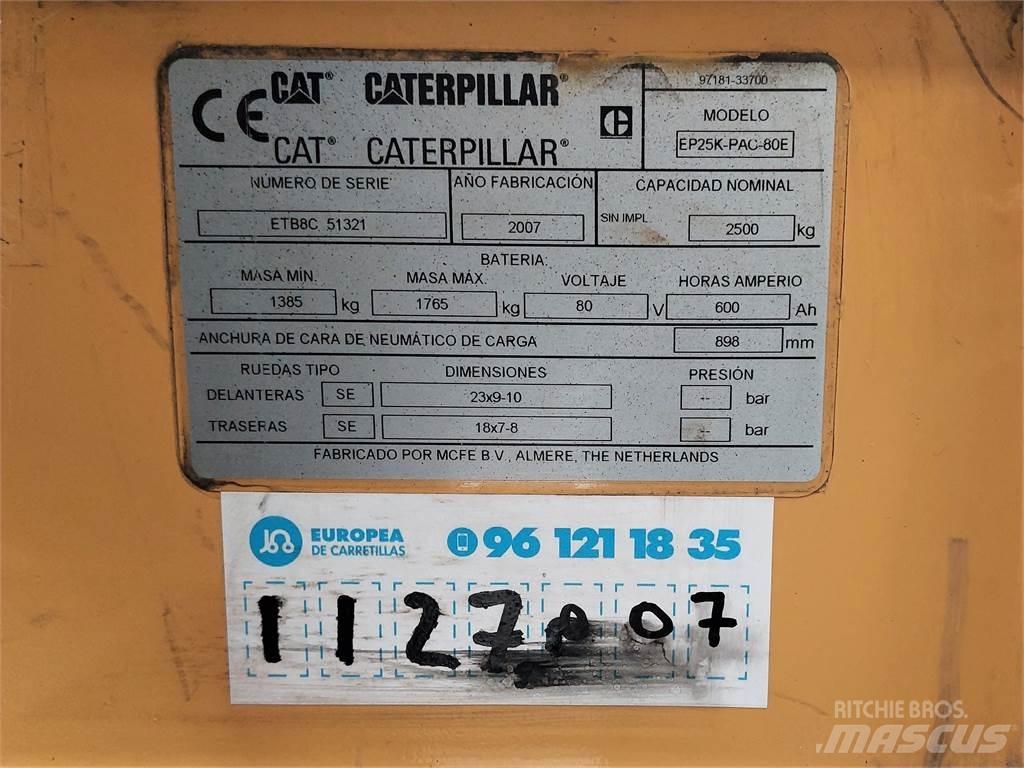 CAT EP25K PAC Wózki elektryczne