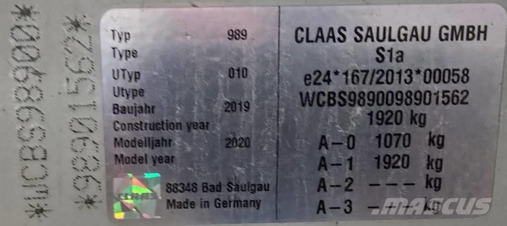 CLAAS Liner 3100 Ciągnikowe żniwiarki pokosowe