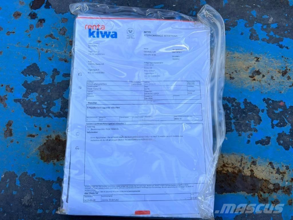 Genie GS 1930 Podnośniki nożycowe