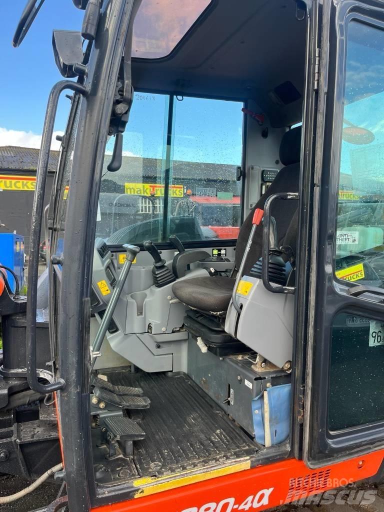 Kubota KX 080-4a Midikoparki  7t - 12t