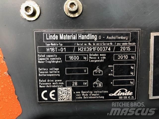Linde H16T-01 Wózki LPG