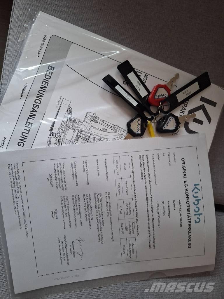 Kubota U 18-5 Minikoparki