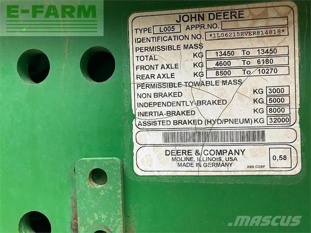 John Deere 6215r Ciągniki rolnicze