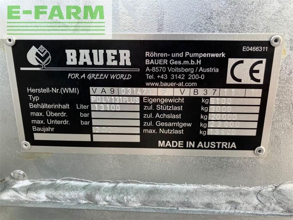 Bauer poly 131 Naczepy cysterna