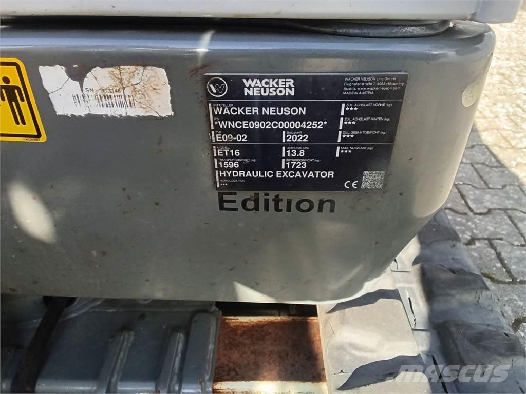 Wacker Neuson ET16 Koparki gąsienicowe