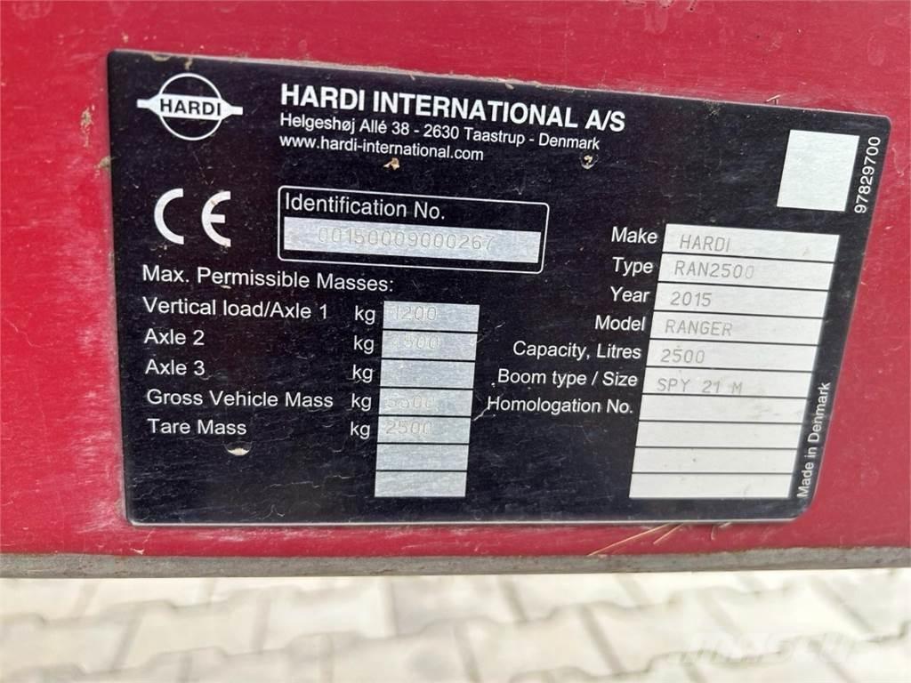 Hardi Ranger 2500 Opryskiwacze zaczepiane