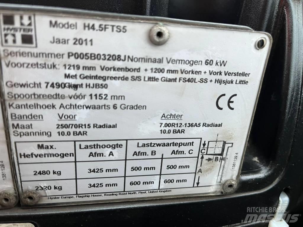 Hyster H4.5 Wózki Diesla