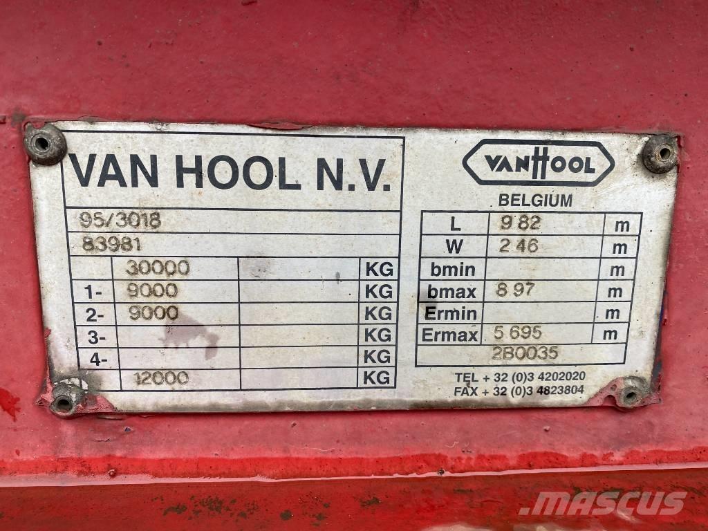 Van Hool W4757145090 Naczepy kontenery
