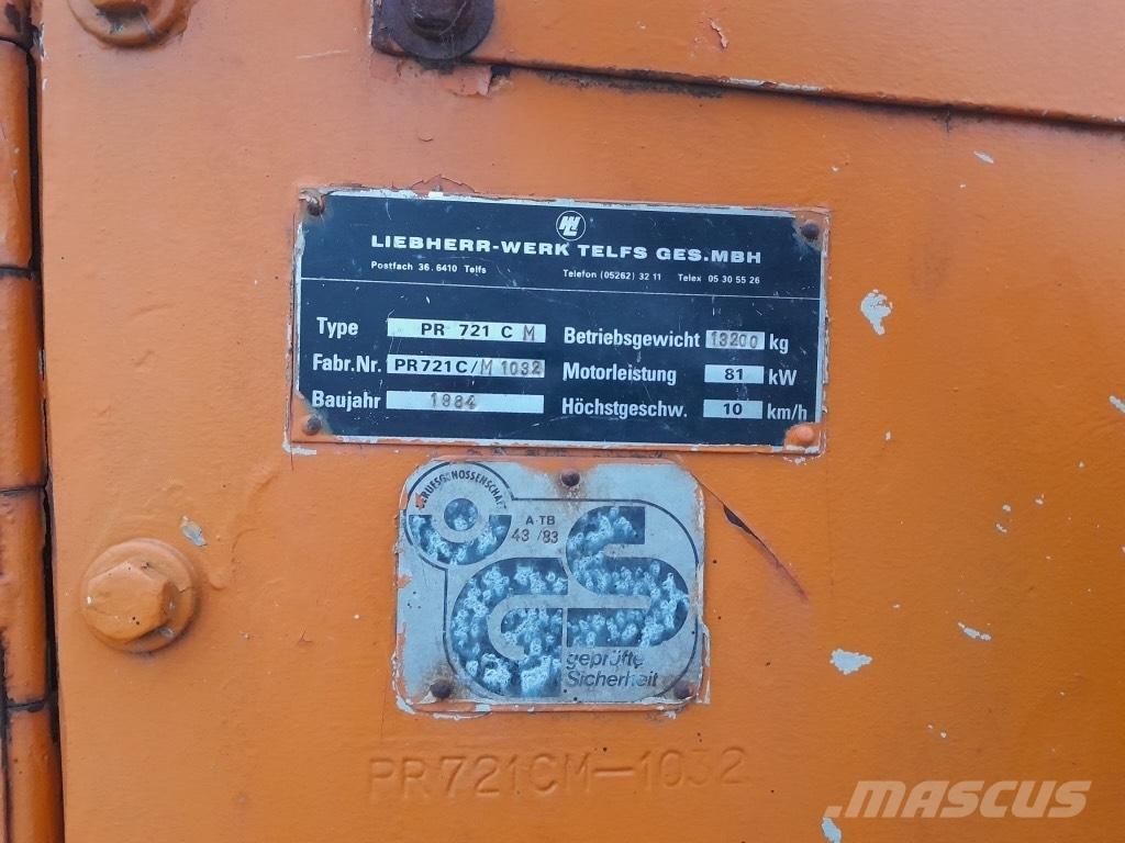 Liebherr PR 721 C Spycharki gąsienicowe