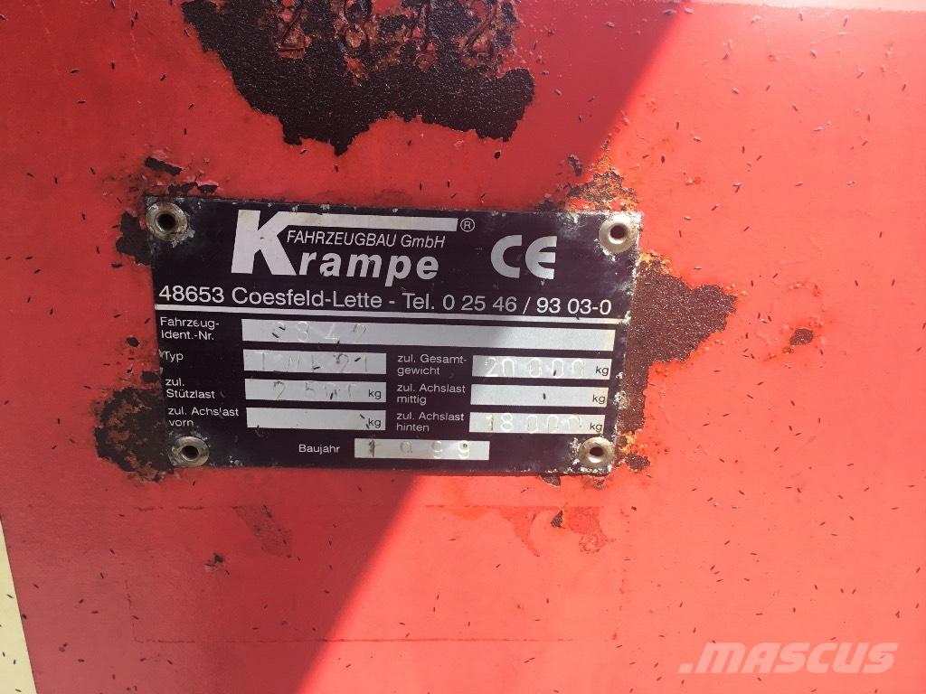 Krampe TWK21 Wywrotki rolnicze