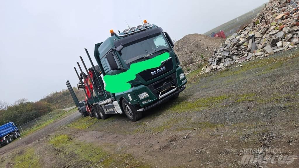 MAN TGX 26.580 Samochody do przewozu drewna