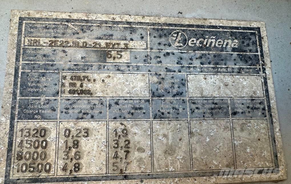 Lecinena SD220LD Naczepy wywrotki / wanny