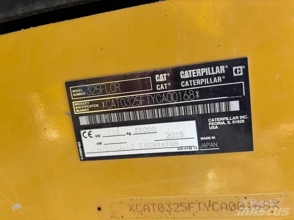 CAT 325 FL CR Koparki gąsienicowe