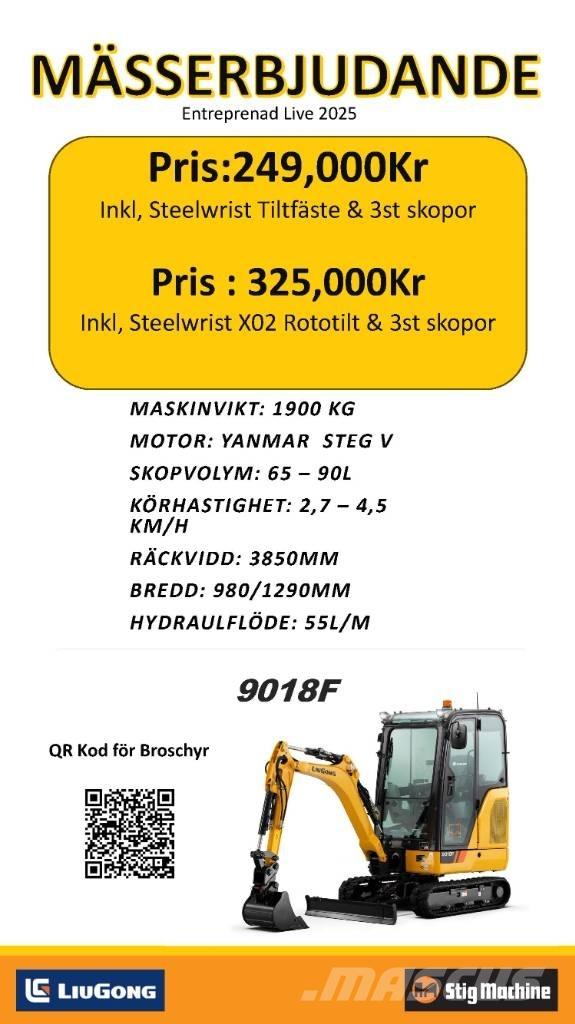 LiuGong 9018 F Minikoparki