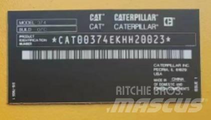 CAT 374 Koparki gąsienicowe