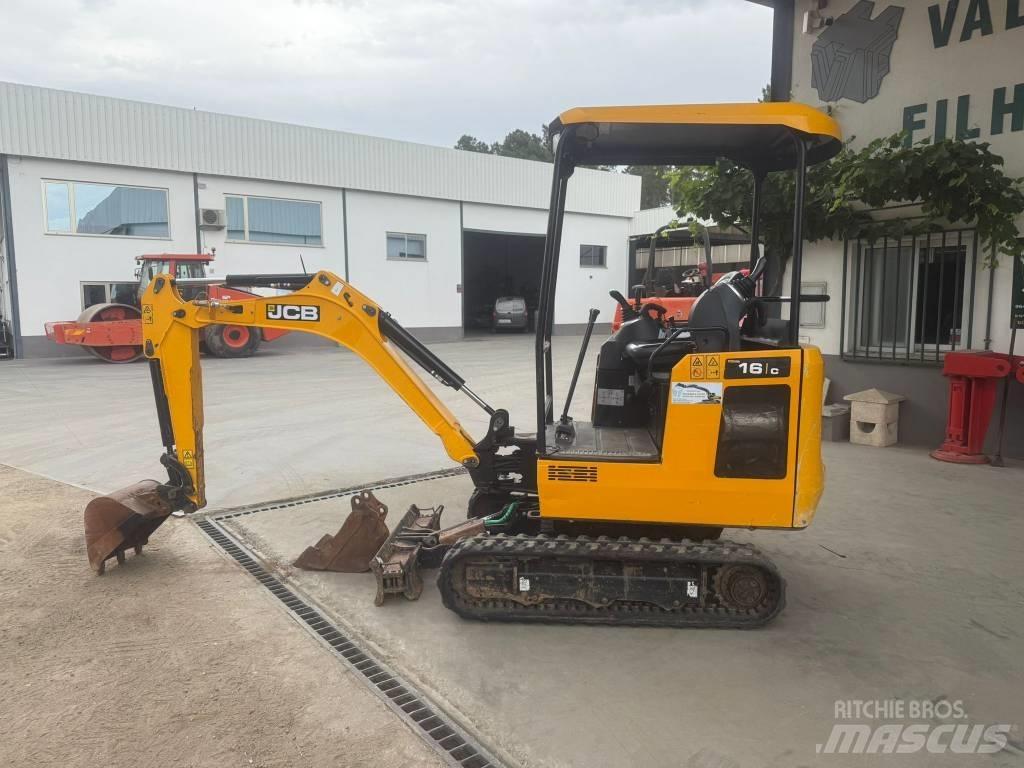 JCB 16 C-1, 821h Minikoparki