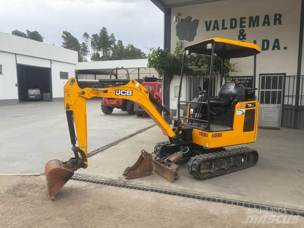 JCB 16 C-1, 821h Minikoparki