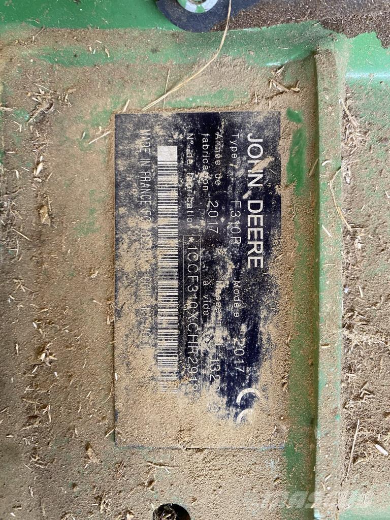 John Deere F 310 R Kosiarki ciągnikowe i ciągnione
