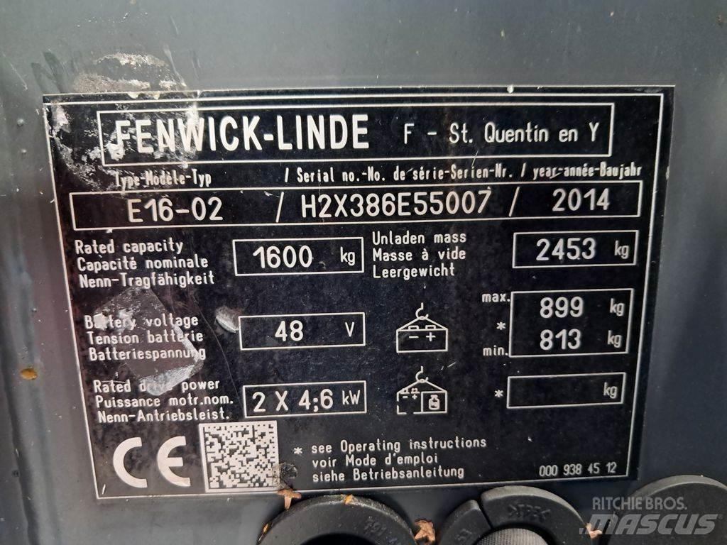 Linde E16-02 Wózki elektryczne