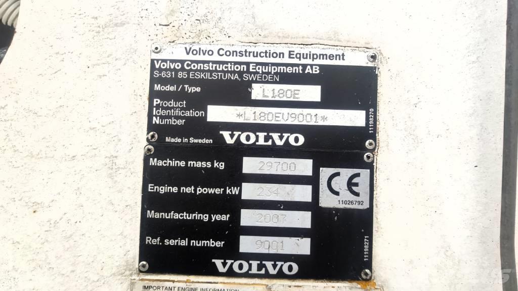 Volvo L 180 E Ładowarki kołowe