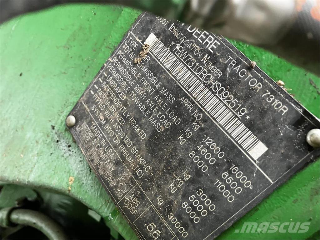John Deere 7310R Ciągniki rolnicze