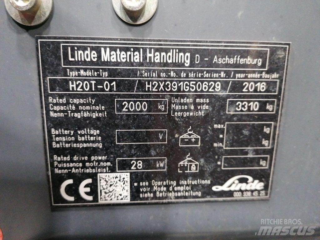 Linde H20T-01 Wózki LPG