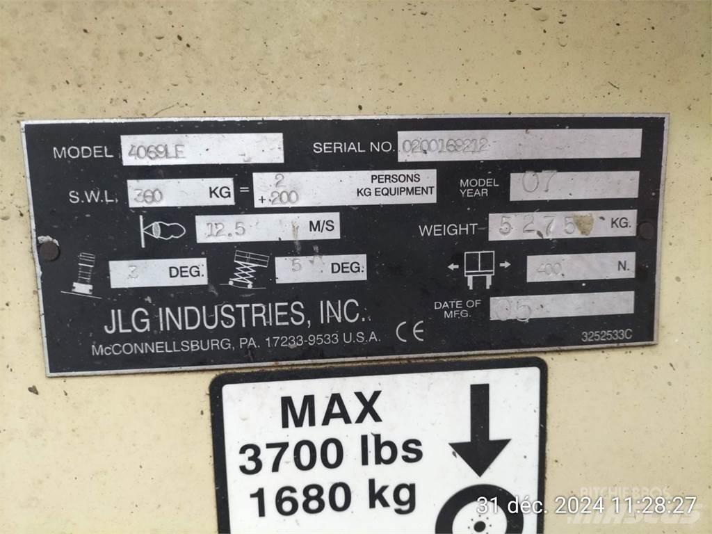 JLG 4069LE Podnośniki nożycowe
