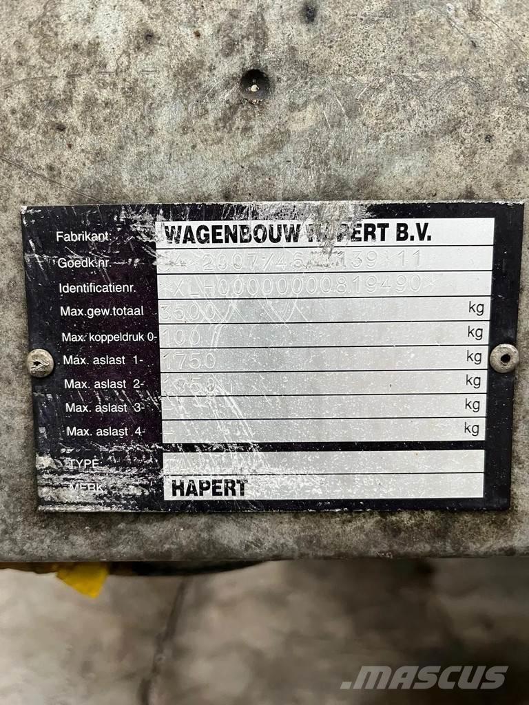 Hapert LF2 Przyczepy do transportu samochodów