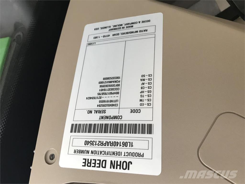 John Deere 6R 140 Ciągniki rolnicze