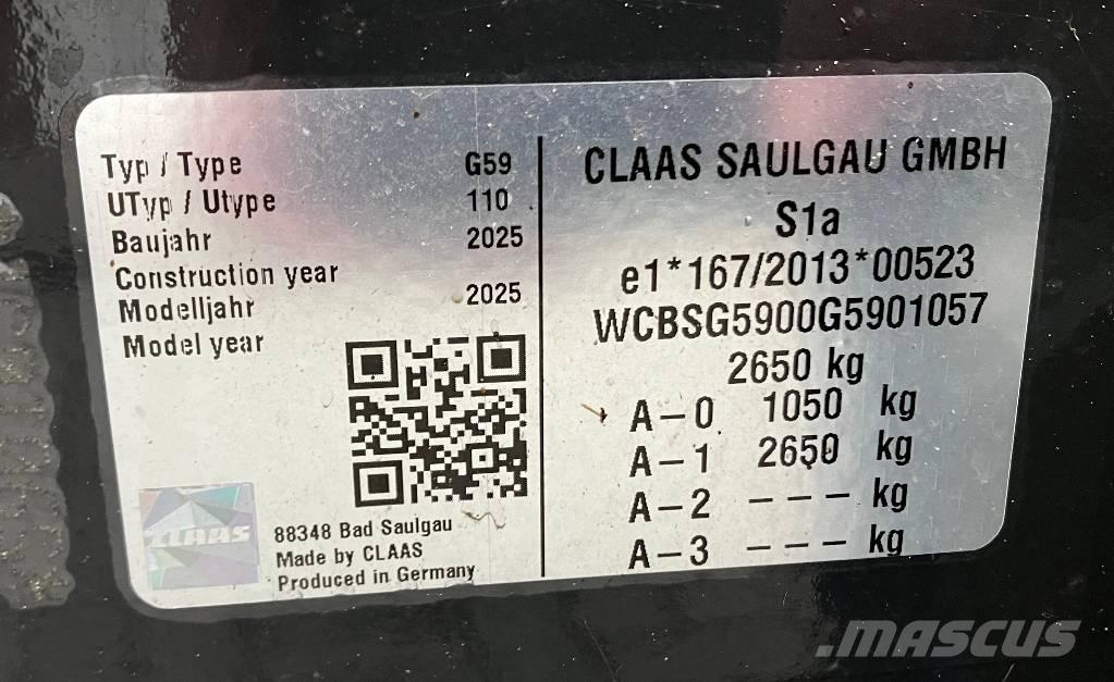 CLAAS Volto 1500 T Zgrabiarki i przetrząsacze