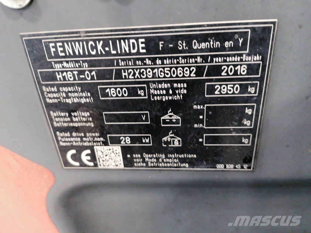 Linde H16T-01 Wózki LPG