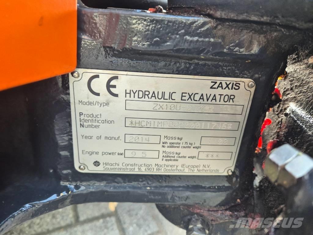 Hitachi ZX 10 U-2 Minikoparki