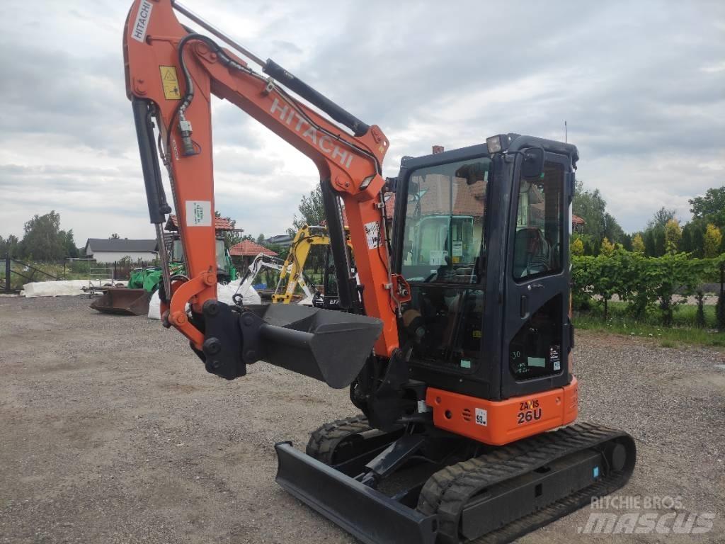 Hitachi ZX 26 U-6 Minikoparki