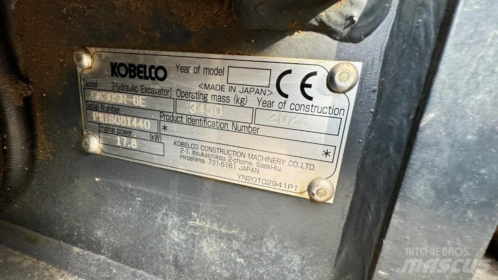 Kobelco SK 30 SR-6E Minikoparki