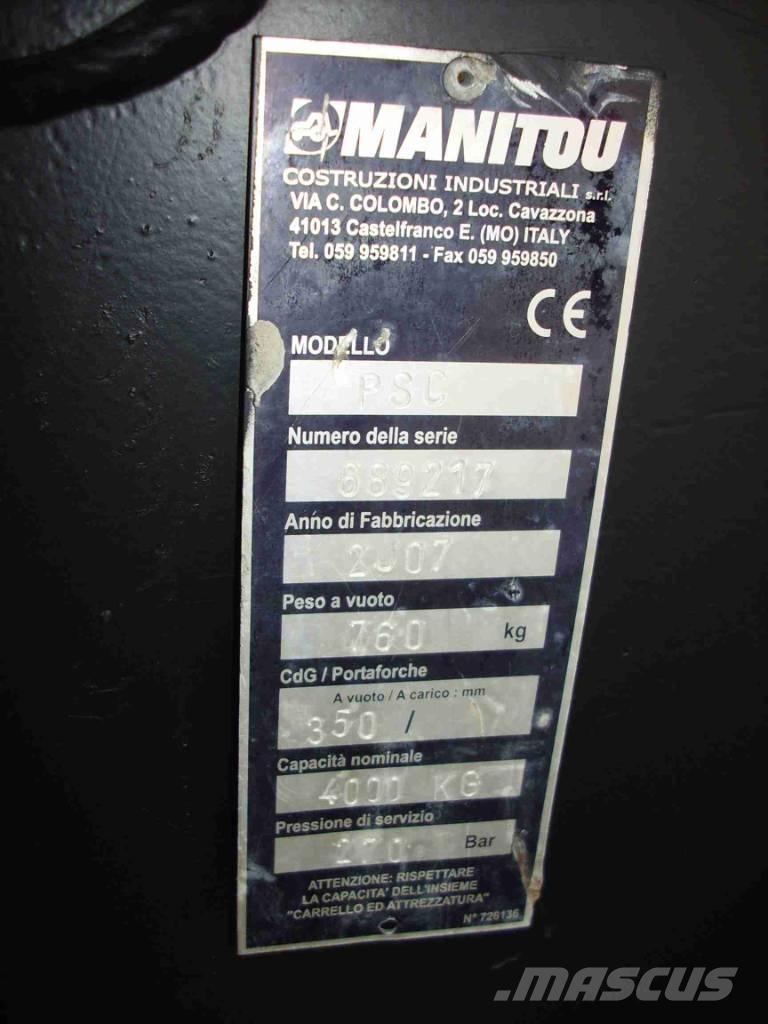 Manitou PSC4000 Magazynowanie - Inne