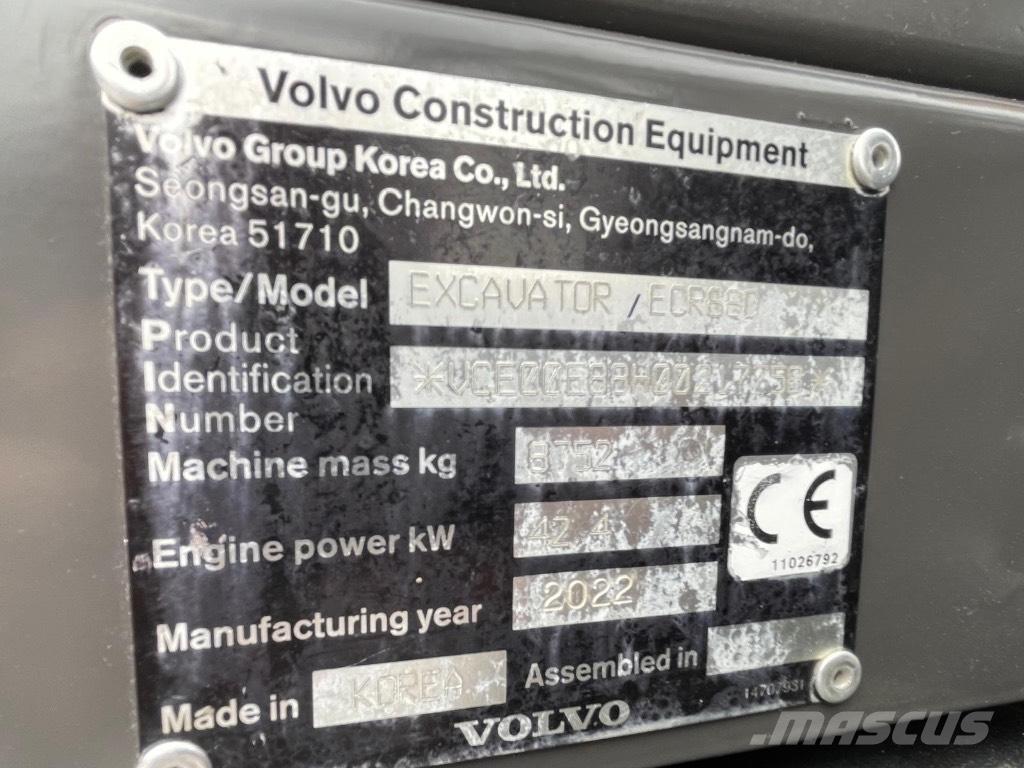 Volvo ECR88D Midikoparki  7t - 12t